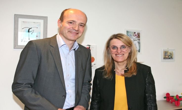 Clemens Klingan und LR Ulrike Königsberger-Ludwig.Foto: Anton Heinzl