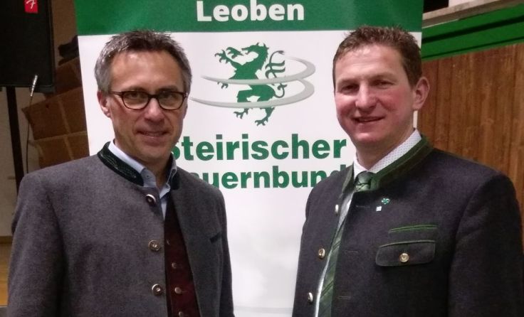 Georg Strasser mit Andreas Kühberger Foto: Bauernbund