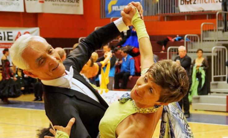 Helmut & Felizitas Weber - Platz zwei beim Adventturnier in Wien-Floridsdorf