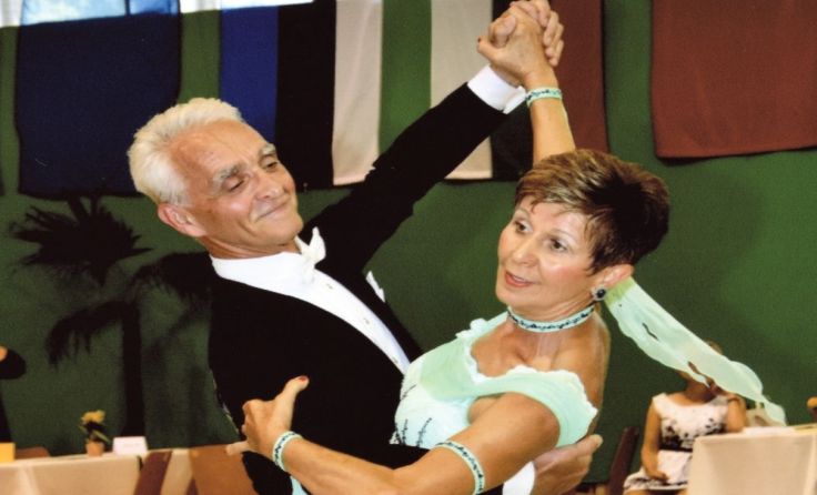 Helmut & Felizitas Weber erreichten beim WDSF Styrian Open das Finale (Foto © Klaus Butenschön)