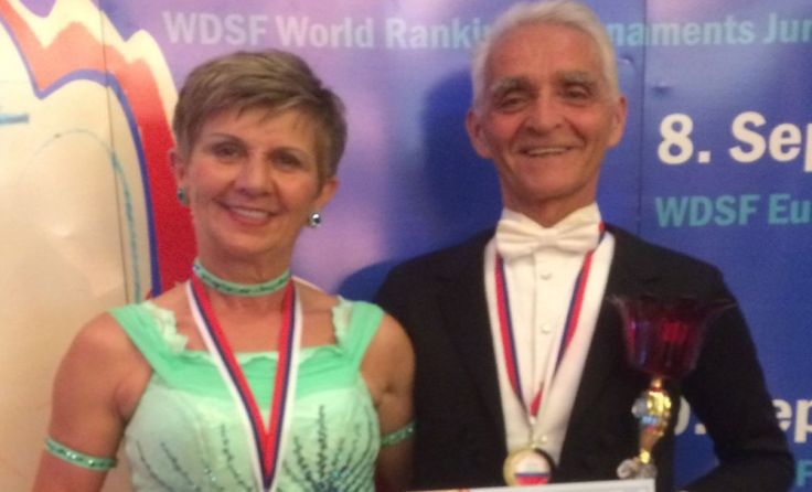 Helmut & Felizitas Weber gewinnen beim Bratislava Open den "Senior IV Standard" Bewerb!