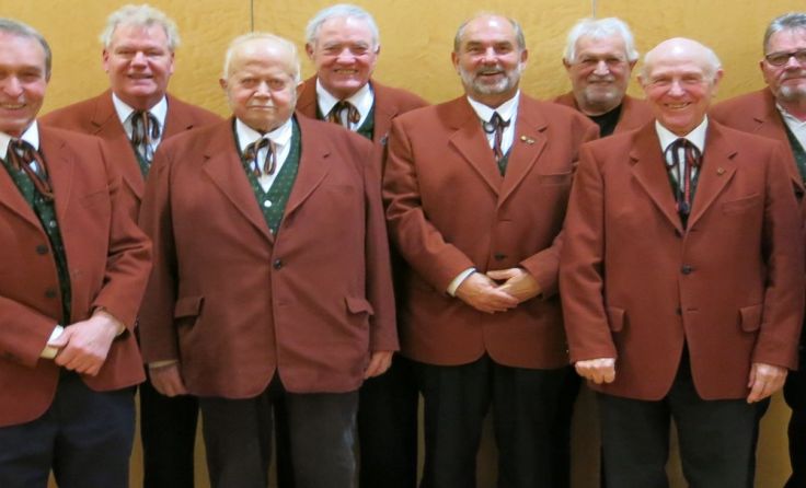 Der Männergesangsverein Kirchberg-Thening. Fotos: MGV