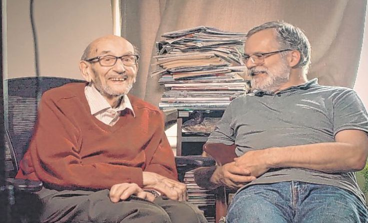 Wolf Suschitzky mit Regisseur Thomas HacklFoto: Hackl/Mina Pictures