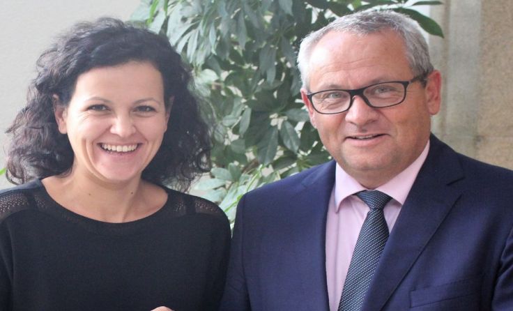 Klubobfrau Helena Kirchmayr und Bezirksparteiobmann LAbg. Wolfgang , Foto: OÖVP