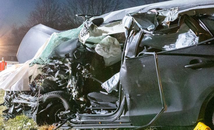 Tödlicher Verkehrsunfall auf der B1 (Foto: fotokerschi.at/Bayer)
