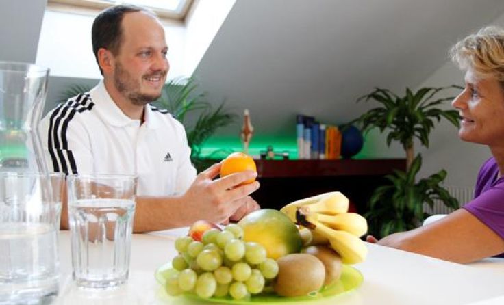 „Wasser trinken ist sehr wichtig“, weiß Personaltrainer Roland Kern.