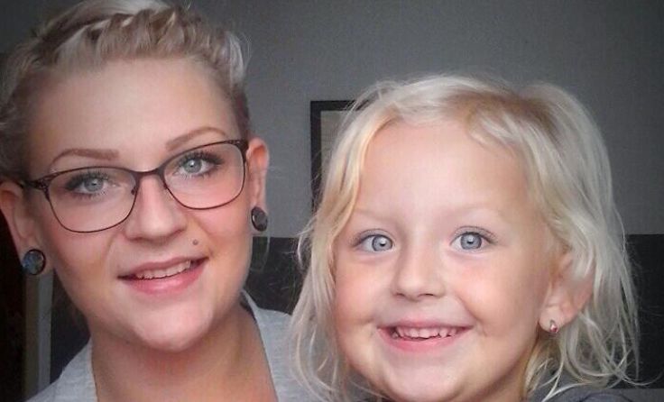 Melissa Baumann und ihr Sonnenschein Alissa