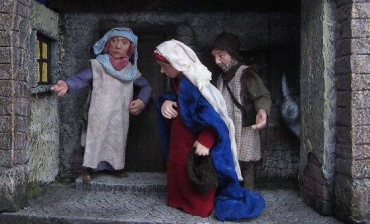 Maria und Josef bei der Herbergsuche