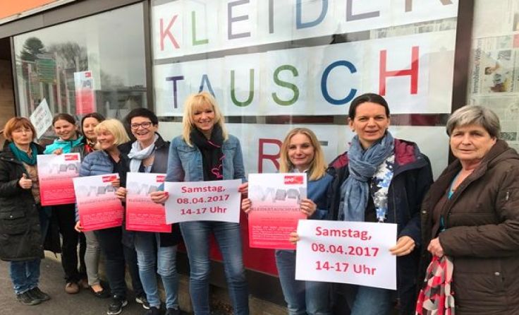Die SPÖ Frauen laden zum Kleidertausch ein.