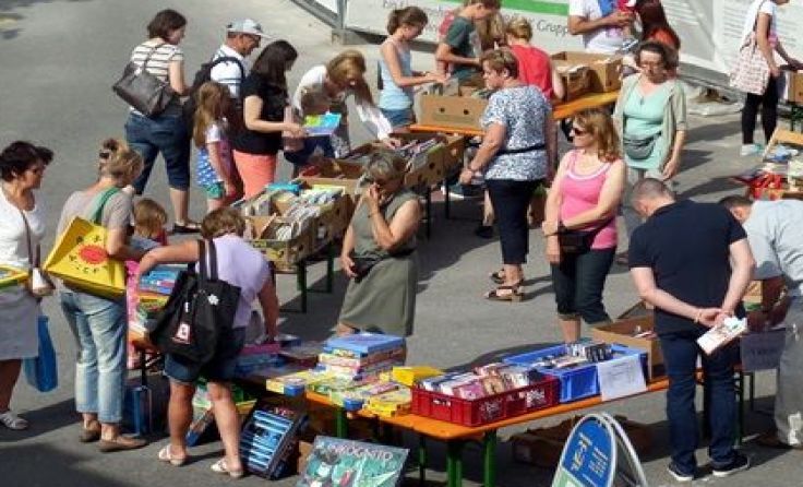 Bücherflohmarkt in Enns