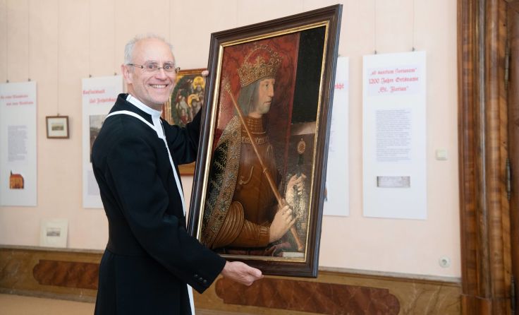 Ein Florianer Propst und sein Kaiser; Foto: Werner Kerschbaummayr