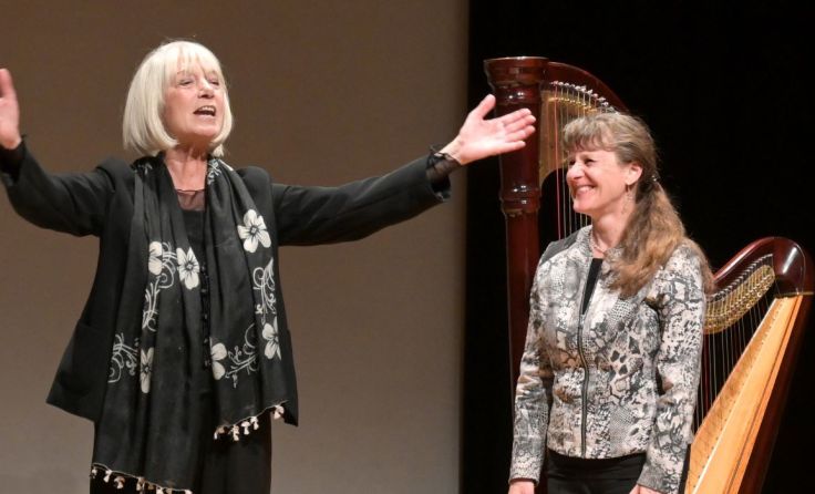 Erika Pluhar und Monika Stadler; Foto: privat