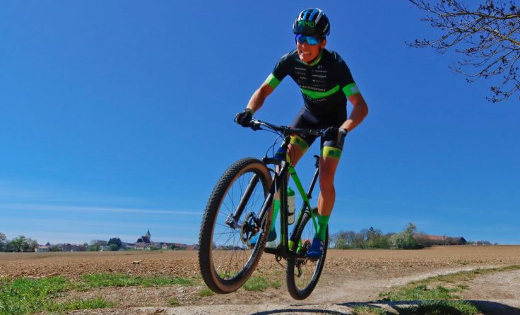 Lukas Kaufmann beim Training in Kronstorf und Umgebung (Fotos: Kurt Ganglbauer)
