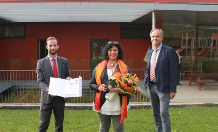 Bgm Lachmayr, Monika Primetshofer und Vizebgm Walter Forstenlechner (v. l.) (Foto: Gemeinde)