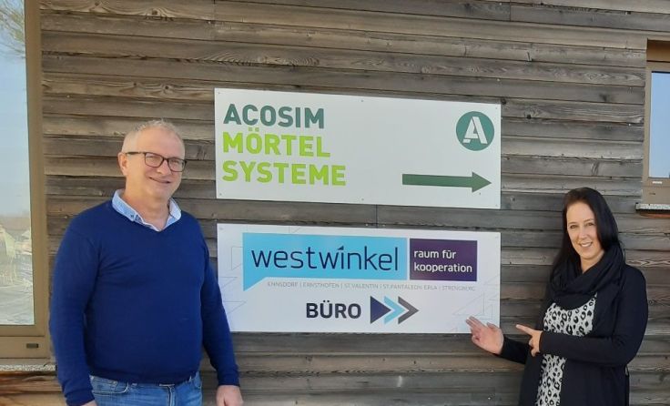 Projektleiter Alfred Buchberger und Elisa Holzmann vom Westwinkel-Team (Foto: privat)