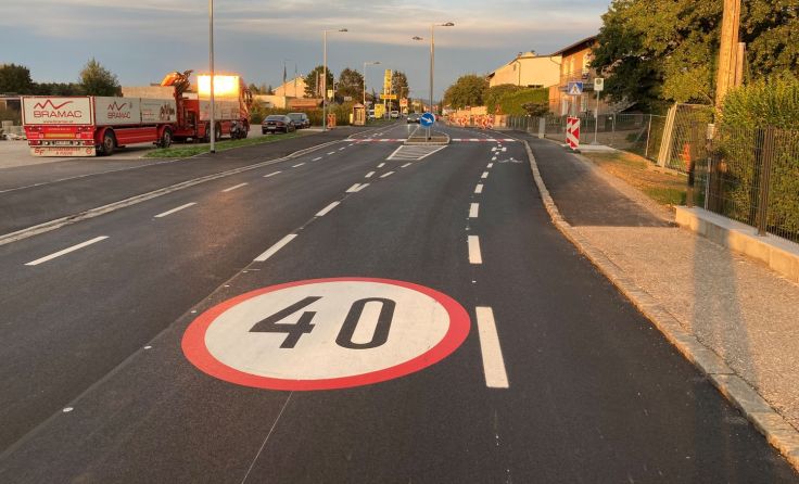 Verkehrsberuhigung in der Gemeinde Ennsdorf wurde abgeschlossen. (Foto: Gemeinde)