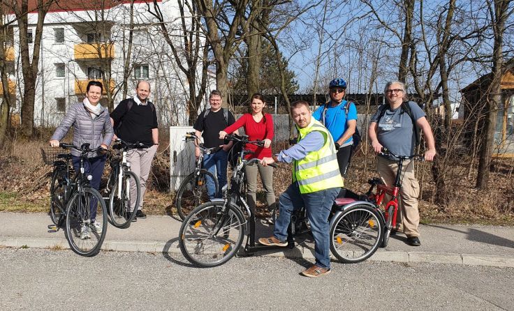 Fahrradfahren in St. Valentin (Foto: Gemeinde)