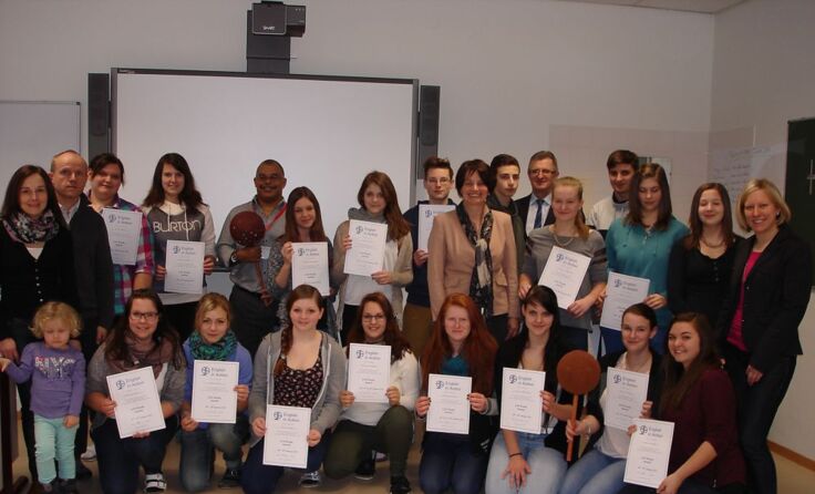 Sattelfest in Englisch - die Schüler der Landwirtschaftlichen Fachschule Warth