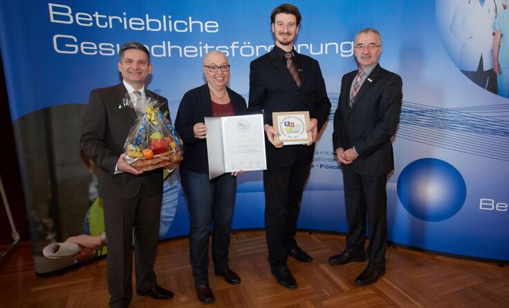 Maurice Androsch, Sabine Oberhauser, Stephan Pichler-Holzer und Michael Pap (v.l.) Foto: APA/Preiss