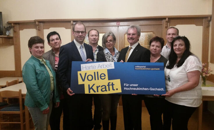 Der erfolgreiche Gemeindeparteitag der Volkspartei in Hochneukirchen-Gschaidt.