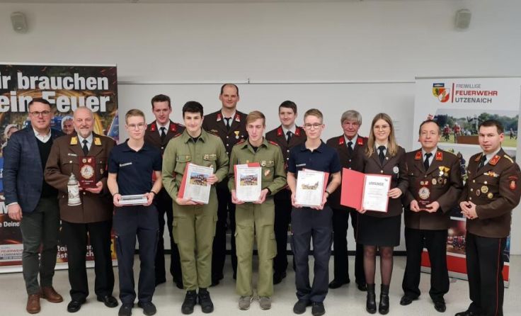 Am 19. Jänner fand die 141. Jahresvollversammlung der FF Utzenaich statt. (Foto: Privat)