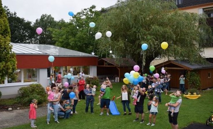Der krönende Abschluss war ein Luftballonstart