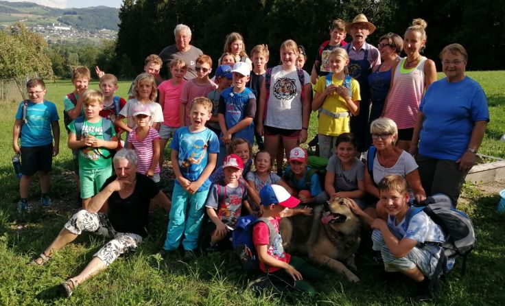 Die 26 Kinder verbrachten einen erlebnisreichen Ferientag. Foto: Kurt Hotz