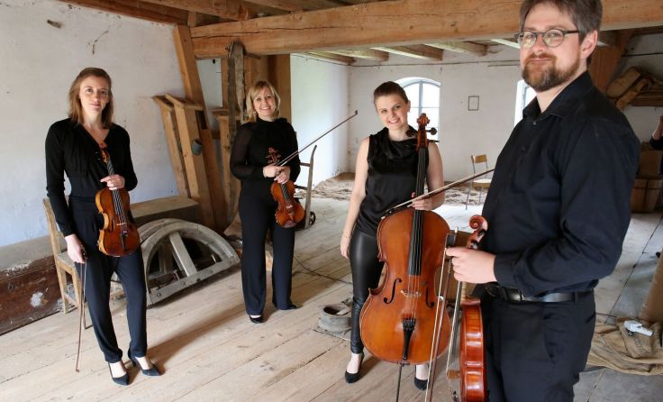 Das Atalante Quartett gibt ein Konzert unter dem Titel "K&K im alten Hammer", Foto: Reinhard Winkler