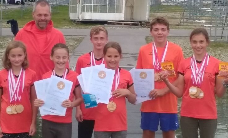 Die Sportgemeinschaft Roßleithen sammelte viele Medaillen. Foto: Marina Liebhart