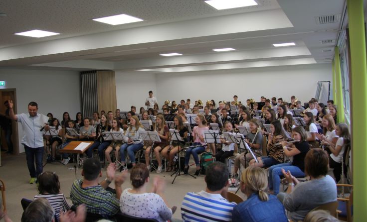 Das Abschlusskonzert stand unter dem Motto „Freu(n)de an der Musik“. Foto: OÖBV Kirchdorf/Krems