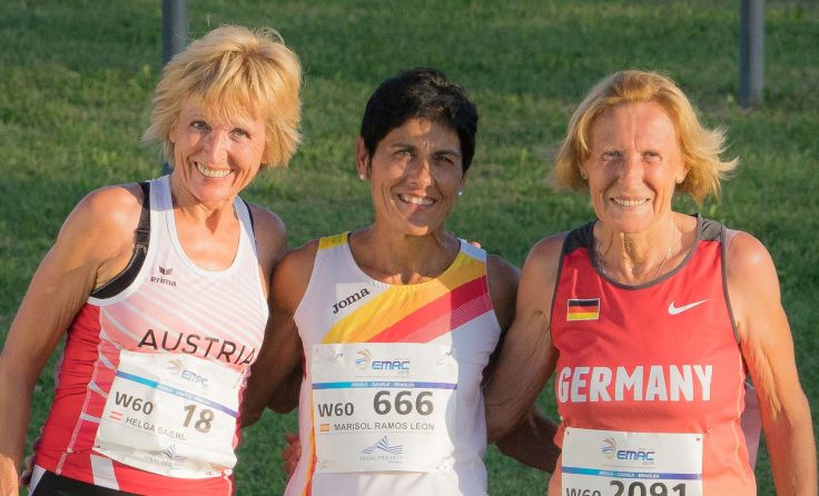Die Kremsmünsterin Helga Baierl (l.) erreichte den dritten Platz. Foto: Reinhard Überwimmer