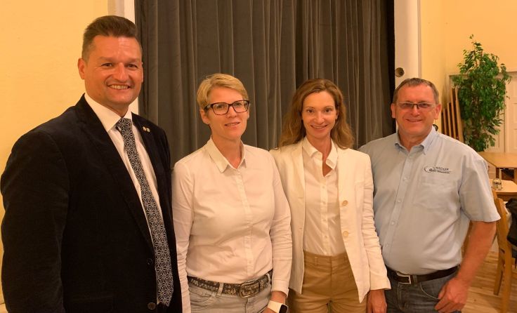Michael Gruber, Judith Stabl, Susanne Fürst und Harald Riedler (v.l.), Foto: FPÖ