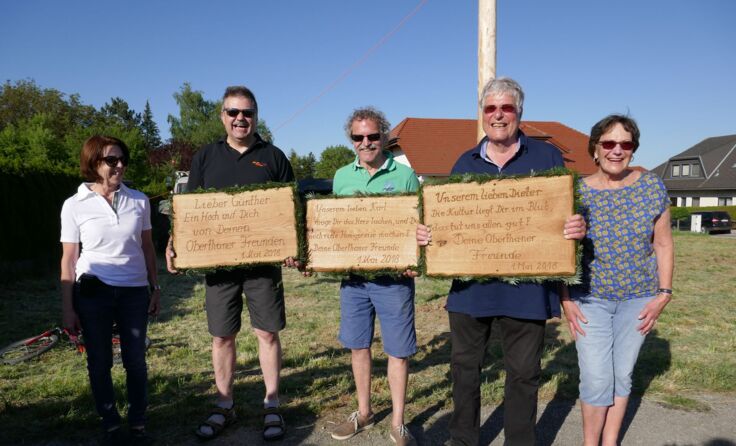 Hermine Zaunmair, Günther Mairhuber, Karl Zaunmair, DI Dieter Wenter, Gerda Wenter