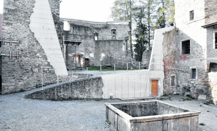 Die revitalisierte Ruine Reichenau. Foto: [tp3] architekten