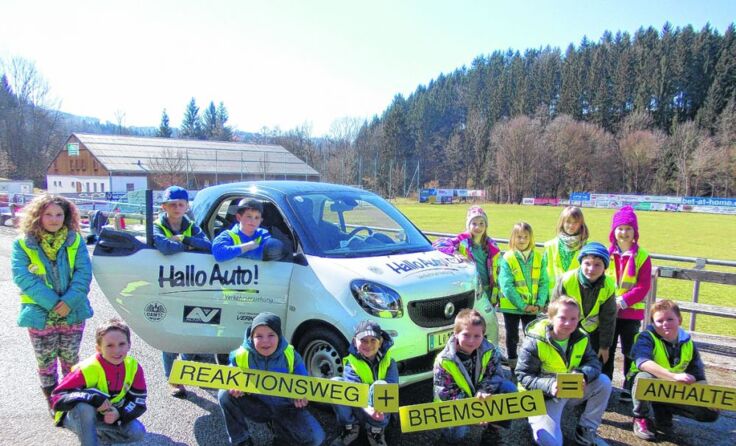 Die Schüler der VS Gramastetten wissen jetzt worauf es ankommt. Foto: ÖAMTC
