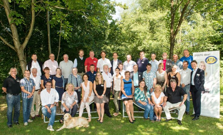 Die Teilnehmer am GUUTE-Unternehmer-Frühstück. Foto: Eric Krügl
