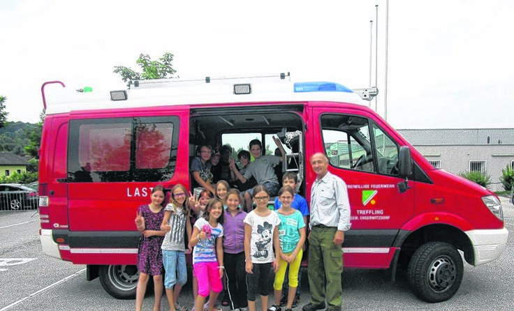 Die Volkschüler erlebten einen spannenden Tag. Foto: Gemeinde