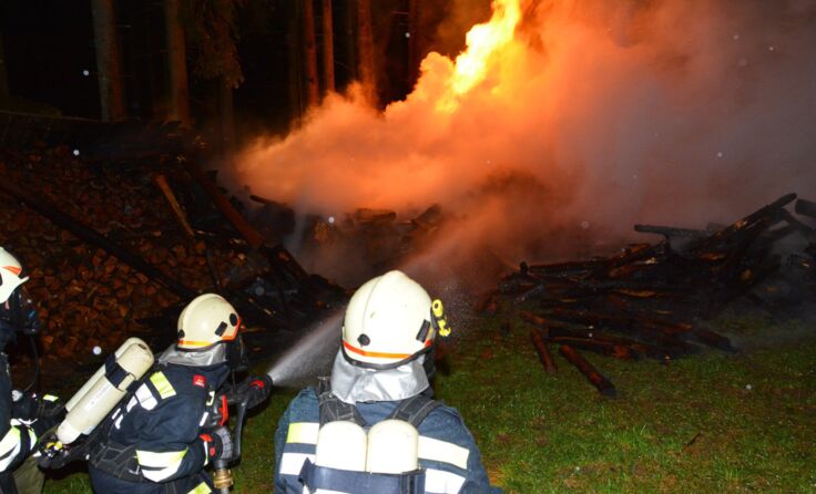Die Feuerwehr im Einsatz. Foto: Herbert Denkmayr 