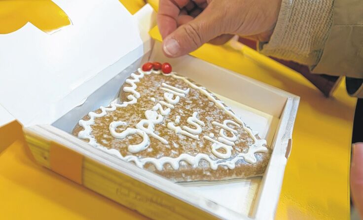 Lebkuchen verzieren und Gutes tun. Foto: Kastner 