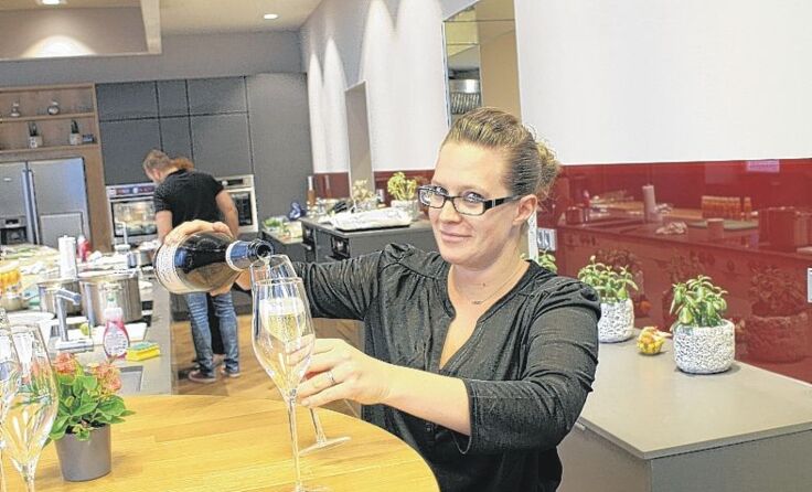 Sekt gab es genügend. Fotos: Hamedinger