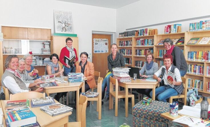 Bibliogram Gramastetten – ein Teil des ehrenamtlichen Teams. Foto: Dessl