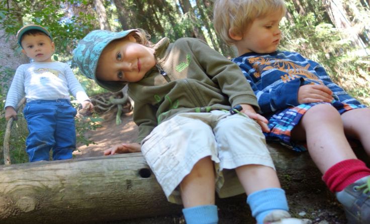 Beim „offenen Waldspiel“ steht das Naturerlebnis im Mittelpunkt. Foto: Schraml