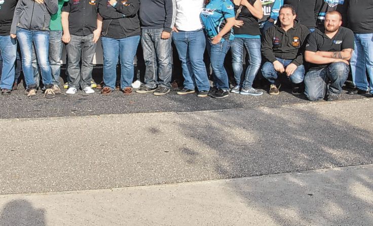 Der Black Wings Fanclub Powerplay Enns hat 300 Mitglieder. Foto: Verein