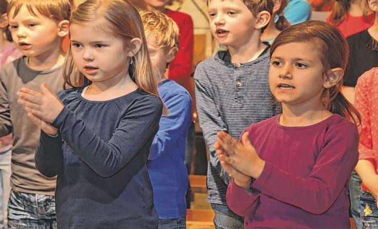 Bei den teilnehmenden Kinder herrschte Begeisterung. Foto: Ganglberger