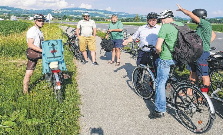 Man war mit dem Rad im Gemeindegebiet unterwegs. Foto: Klimabündnis OÖ