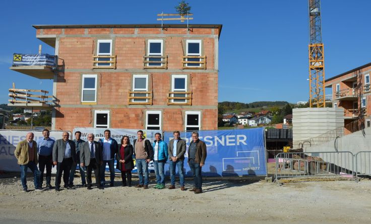 Die neuen Wohnungen sind im Entstehen. Foto: Wohnbauservice