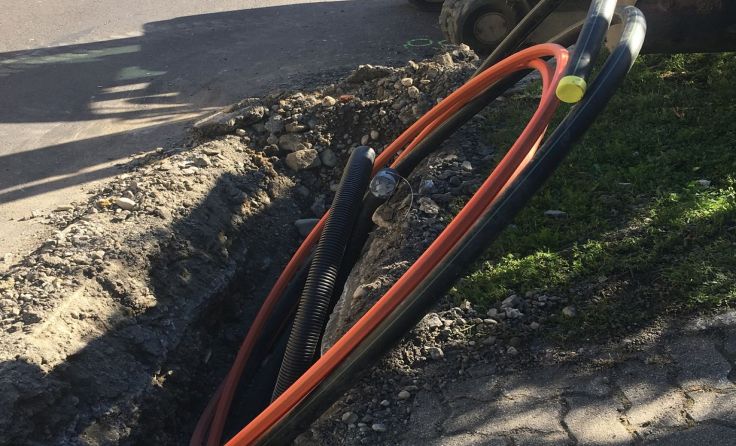 Die Grabungen im Bereich Schulerberg/Gramastettner Straße/KreuzwegFoto: Gemeinde