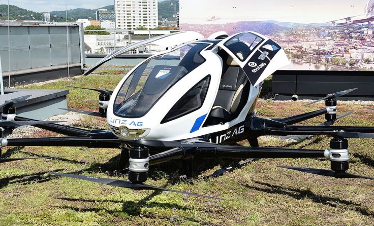 So könnte das autonome Flugtaxi aussehen. Foto: Linz AG