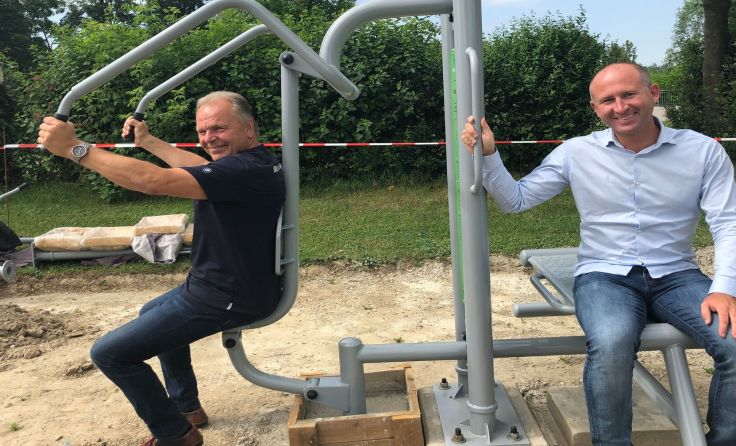 Wolfgang Seyr und David Allerstorfer beim Training. Foto: Allerstorfer