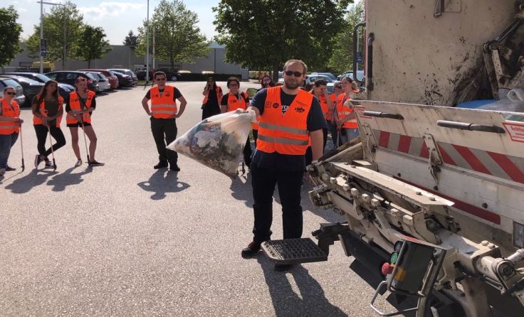 1.440 Liter Müll wurden entsorgt.Foto: Hofer